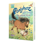 Buchcover und Innenansicht für das Buch: Ponyherz und Herr Franz: Die geklaute Wurst