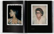 Buchcover und Innenansicht für das Buch: Andy Warhol. Polaroids 1958-1987