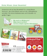 Buchcover und Innenansicht für das Buch: Unkaputtbar: Erstes Wissen: Unser Bauernhof