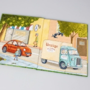 Buchcover und Innenansicht für das Buch: Aylin, Leon und das Geheimnis der Rabenmagie
