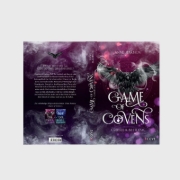 Buchcover und Innenansicht für das Buch: Curses & Betrayal (Game of Covens 1)