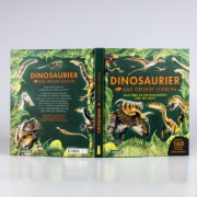 Buchcover und Innenansicht für das Buch: DINOSAURS: A SPOTTER'S GUIDE