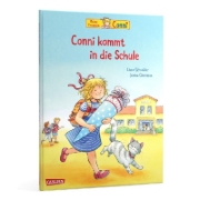 Buchcover und Innenansicht für das Buch: Conni-Bilderbücher: Conni kommt in die Schule (Neuausgabe)