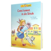 Buchcover und Innenansicht für das Buch: Conni-Bilderbücher: Conni kommt in die Schule (Neuausgabe)