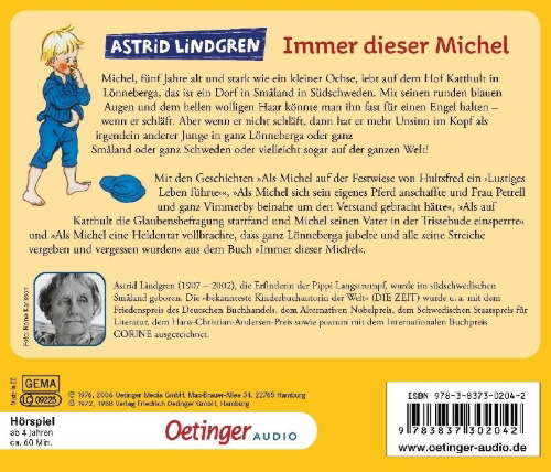 Buchcover und Innenansicht für das Buch: Stora Emilboken