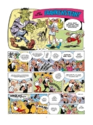 Buchcover und Innenansicht für das Buch: Mortadelo y Filemon: Los monstruos
