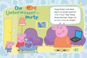Buchcover und Innenansicht für das Buch: Peppa Wutz: Party-Geschichten mit Peppa Pig