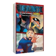 Buchcover und Innenansicht für das Buch: Vigilante: Boku no Hero Academia Illegals