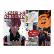 Buchcover und Innenansicht für das Buch: Boku no Hero Academia