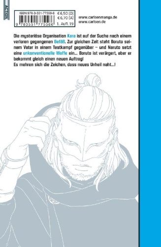 Buchcover und Innenansicht für das Buch: Boruto: Naruto next Generations