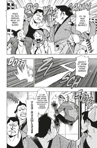 Buchcover und Innenansicht für das Buch: Vigilante: Boku no Hero Academia Illegals