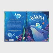 Buchcover und Innenansicht für das Buch: Wakisa wächst über sich hinaus