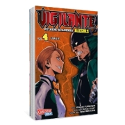 Buchcover und Innenansicht für das Buch: Vigilante: Boku no Hero Academia Illegals