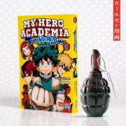 Buchcover und Innenansicht für das Buch: Boku no Hero Academia: Team Up Mission