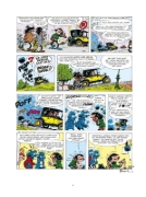 Buchcover und Innenansicht für das Buch: Le géant de la gaffe