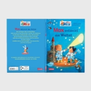 Buchcover und Innenansicht für das Buch: Max-Bilderbücher: Max entdeckt das Weltall