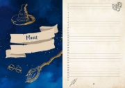 Buchcover und Innenansicht für das Buch: Mein magisches Bullet Journal - Der Planer für alle Potterheads