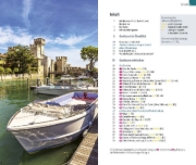 Buchcover und Innenansicht für das Buch: Reise Know-How MeinTrip Gardasee