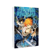 Buchcover und Innenansicht für das Buch: Yakusoku no Neverland