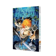 Buchcover und Innenansicht für das Buch: Yakusoku no Neverland