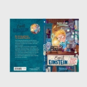Buchcover und Innenansicht für das Buch: Emil Einstein 1: Die streng geheime Tier-Quassel-Maschine