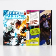 Buchcover und Innenansicht für das Buch: Boku no Hero Academia