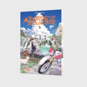 Buchcover und Innenansicht für das Buch: Shuumatsu Touring