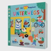 Buchcover und Innenansicht für das Buch: Baby Pixi (unkaputtbar) 107: Mein Baby-Pixi-Buggybuch: Unterwegs
