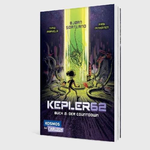 Buchcover und Innenansicht für das Buch: Kepler62 2: Der Countdown