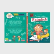 Buchcover und Innenansicht für das Buch: Der kleine Herr Heimlich in der Schule