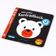 Buchcover und Innenansicht für das Buch: Baby Pixi (unkaputtbar) 156: Mein erstes Kontrastbuch ab 3 Monaten