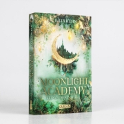 Buchcover und Innenansicht für das Buch: Moonlight Academy. Feenzauber