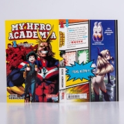 Buchcover und Innenansicht für das Buch: Boku no Hero Academia