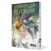 Buchcover und Innenansicht für das Buch: Yakusoku no Neverland