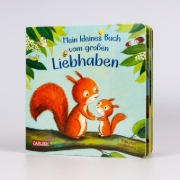 Buchcover und Innenansicht für das Buch: Mein kleines Buch vom großen Liebhaben