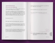 Buchcover und Innenansicht für das Buch: Anfangen. Dranbleiben. Wachsen