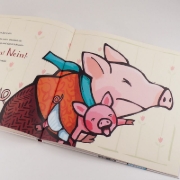 Buchcover und Innenansicht für das Buch: Das kleine Nein-Schwein