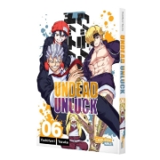 Buchcover und Innenansicht für das Buch: Undead Unluck