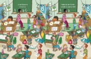 Buchcover und Innenansicht für das Buch: Mein Schulstart-Rätselbuch