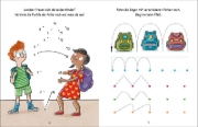 Buchcover und Innenansicht für das Buch: Mein Schulstart-Rätselbuch