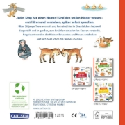 Buchcover und Innenansicht für das Buch: Mein kleines buntes Bildwörterbuch: Viele Tierkinder
