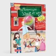 Buchcover und Innenansicht für das Buch: Die unlangweiligste Schule der Welt. Geheime Pause 1: Der Zauber-Kaugummi