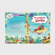 Buchcover und Innenansicht für das Buch: THE FLOWER GARDEN