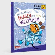Buchcover und Innenansicht für das Buch: Frag doch mal ... die Maus: Die wichtigsten Fragen zum Weltraum