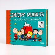 Buchcover und Innenansicht für das Buch: Snoopy und die Peanuts 0: Snoopy und die Peanuts - Das Glück der kleinen Dinge