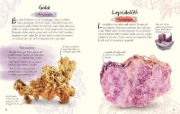 Buchcover und Innenansicht für das Buch: Wundervolle Welt - Kleine Schätze. Steine und Mineralien