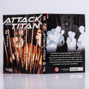 Buchcover und Innenansicht für das Buch: Shingeki no Kyojin