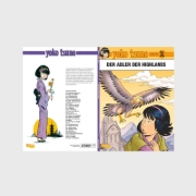 Buchcover und Innenansicht für das Buch: Yoko Tsuno Tome 31 - L'aigle des Highlands