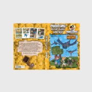 Buchcover und Innenansicht für das Buch: Phantome - bis die Flügel krachen! Für Fans von Minecraft