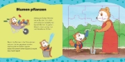 Buchcover und Innenansicht für das Buch: Bobo Siebenschläfer Puzzlebuch zum Entdecken